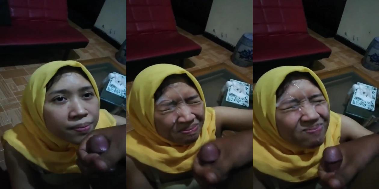 القذف على وجه ماليزية محجبة