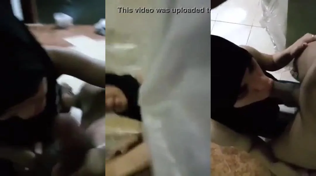 مص محجبة مصرية في الحمام