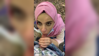 Turkish Hijab Girl Suck Boyfriend Dick Outdoors