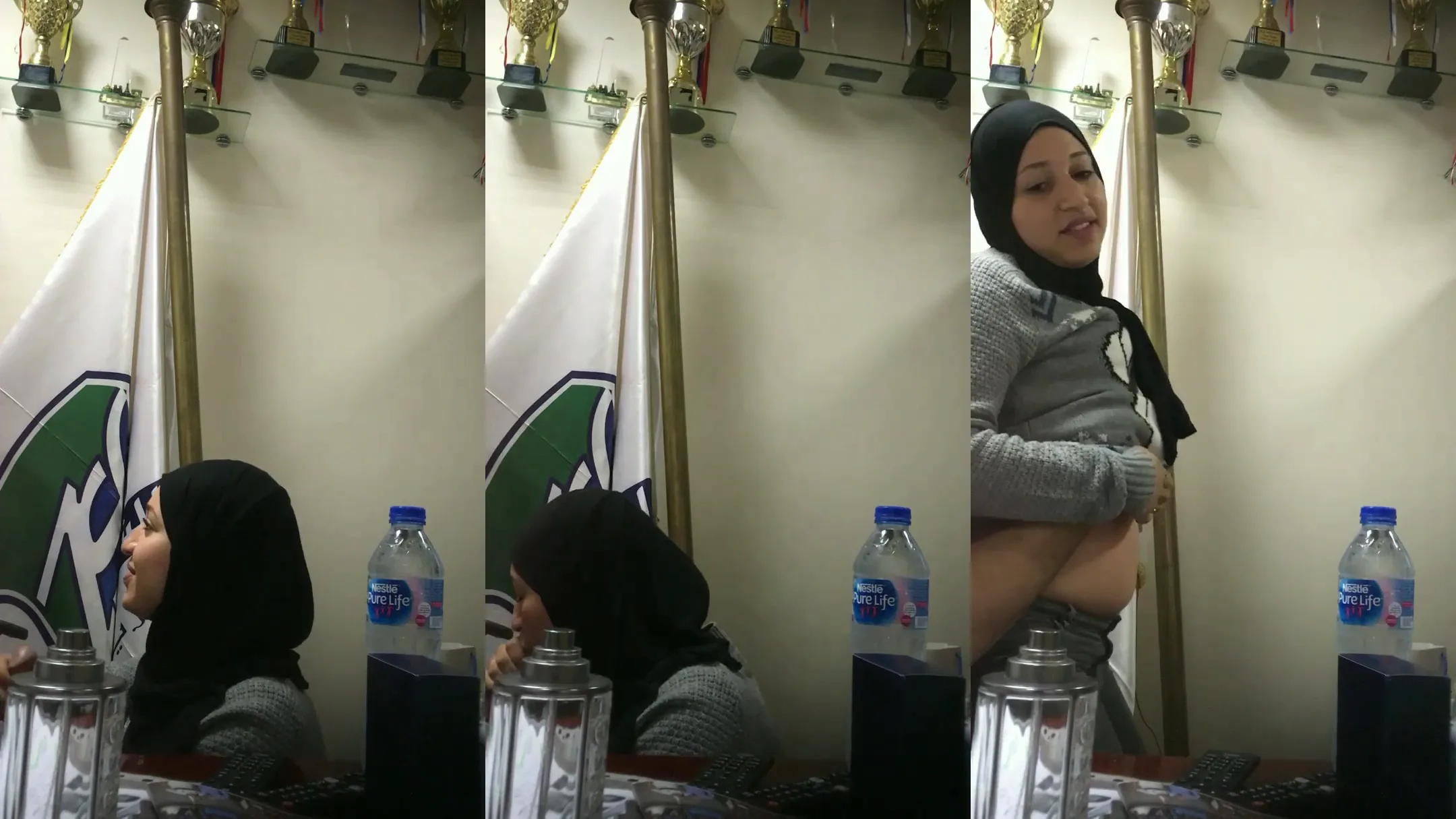 مصرية محجبة تمص زب مدرب نادي الشيخ زايد